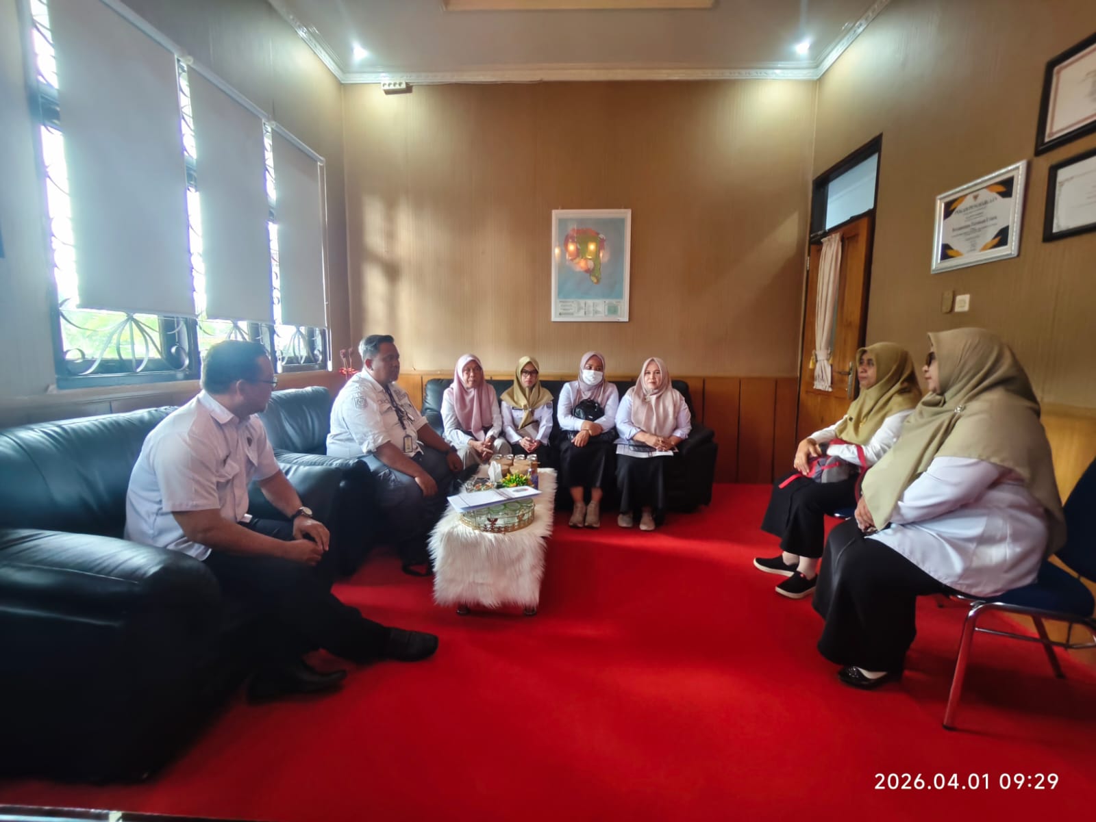 Kunjungan Kerja Inspektorat Kota Tarakan Dalam Rangka Pelaksanaan Evaluasi SAKIP Tahun 2025